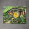 HQ Fine Art-Hobbit Village Yellow (90*130cm) - Image 7
