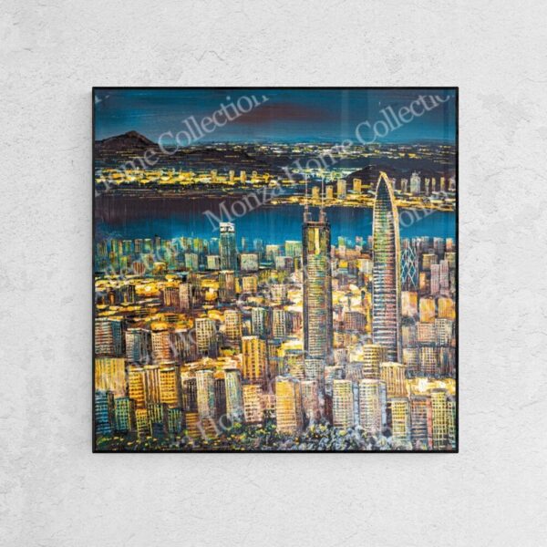 Beautiful View From The Peak (120*120cm) - Image 7