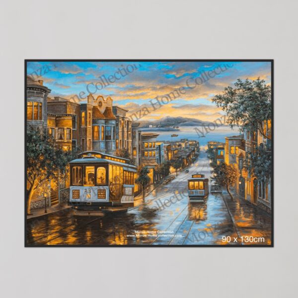 HQ Fine Art-San Francisco Nite Scene (90*130cm)