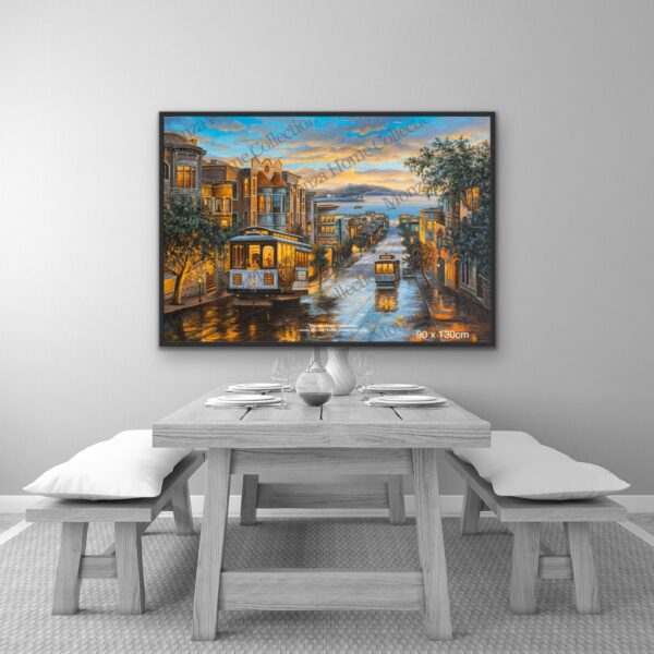 HQ Fine Art-San Francisco Nite Scene (90*130cm) - Image 4