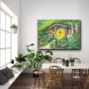 HQ Fine Art-Hobbit Village Yellow (90*130cm) - Image 2