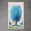 3D Colourful Tree-Blue (70*120cm)