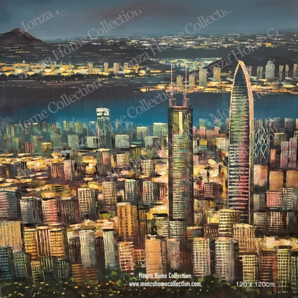 Beautiful View From The Peak (120*120cm) - Image 5