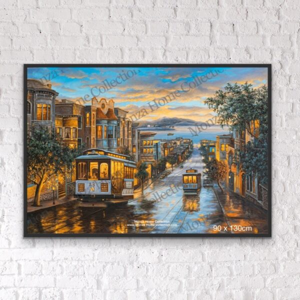 HQ Fine Art-San Francisco Nite Scene (90*130cm) - Image 6