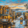 HQ Fine Art-San Francisco Nite Scene (90*130cm) - Image 3