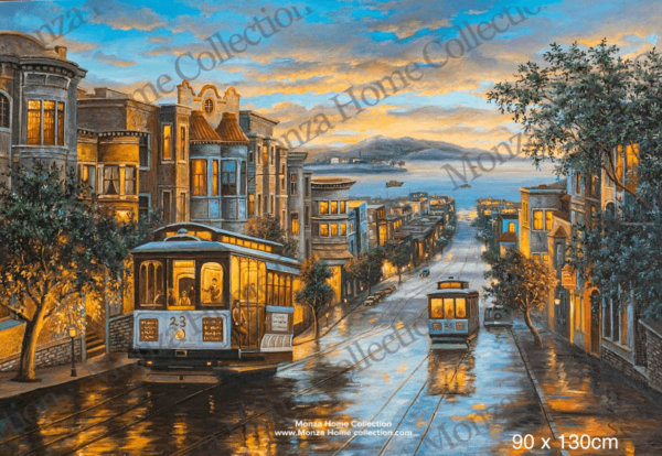 HQ Fine Art-San Francisco Nite Scene (90*130cm) - Image 3