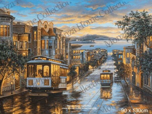HQ Fine Art-San Francisco Nite Scene (90*130cm) - Image 5
