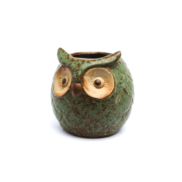 Ceramic Owl Pot