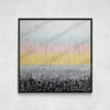 The Dot To Dot Abstract -Black and yellow (80*80cm) - Image 4