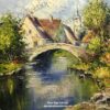 Country Side Scene (80*80cm) - Image 5