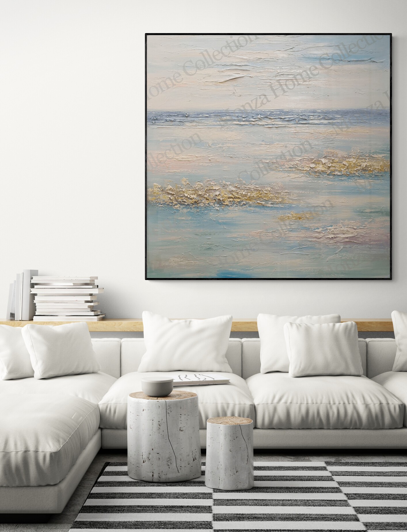 Heavy Texture-Spring Colors Abstract (120*120cm) - Image 2