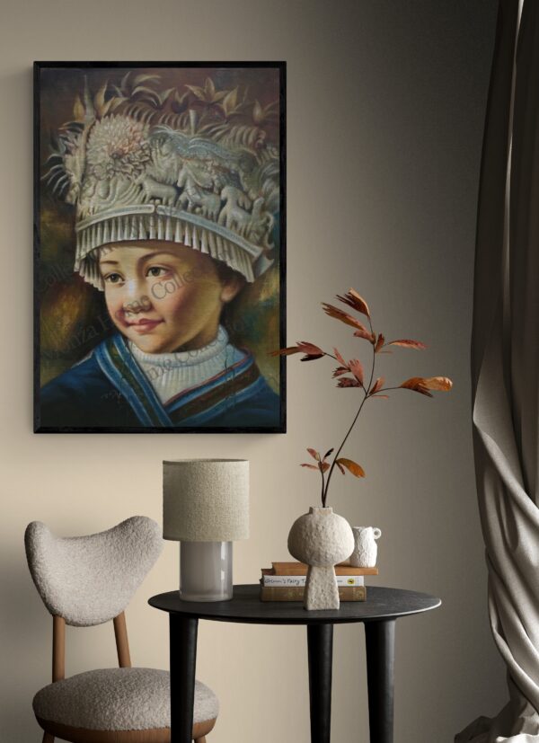 HQ Fine Asian Portrait #02 (60*90cm) - Image 2