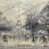 Artistic Paris Street Scene #01 (60*90cm) - Image 4