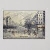 Artistic Paris Street Scene #01 (60*90cm)