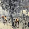 Artistic Paris Street Scene #01 (60*90cm) - Image 3