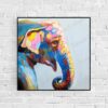 Pop Art-Elephant #01 (80*80cm) - Image 3