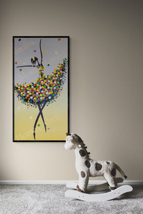 Hallway with kids rocking horse