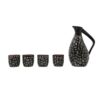 CER07251-Sakea Bottle W/4 Cups-Set - Image 2