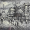 Paris Street Scene (60*90cm) - Image 3