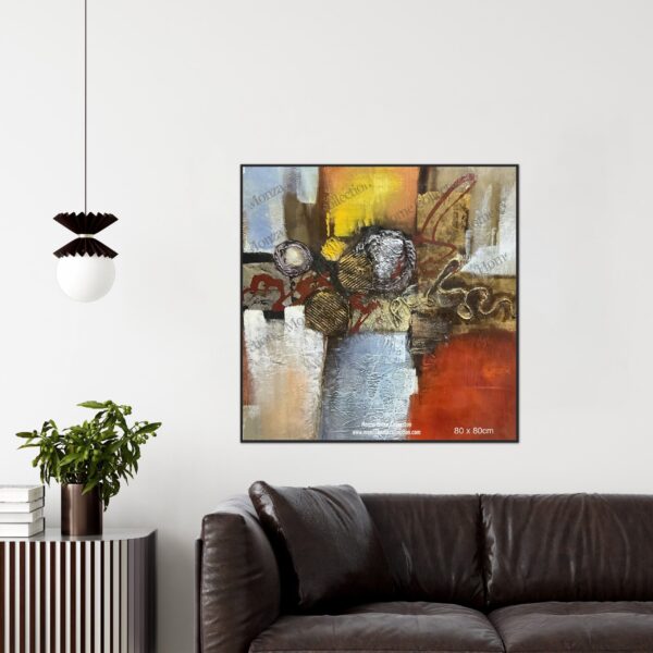Mix & Match Affordable Abstract #14 (80*80cm) - Image 2