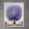 3D Colourful Tree-Purple (50*60cm)