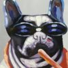 Pop Art- Mischievous Dog (60*60cm) - Image 4