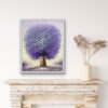 3D Colourful Tree-Purple (50*60cm) - Image 2