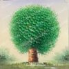 3D Colourful Tree-Green (46 x 46cm) - Image 3