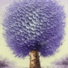 3D Colourful Tree-Purple (50*60cm) - Image 4