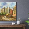 Paris Scene #03 (70 x 70cm) - Image 4