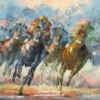 The Wining Horse (50 x 60cm) - Image 2