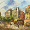Paris Scene #03 (70 x 70cm) - Image 2