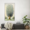 3D Colourful Tree -Grey(60*120cm) - Image 2