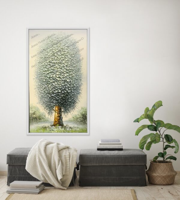 3D Colourful Tree -Grey(60*120cm) - Image 2