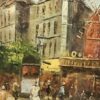 Paris Scene #03 (70 x 70cm) - Image 3