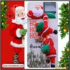 MIS01588-Inflatable 2.4M (8ft) Triple Santa Claus c/w Blower Fan & LED light - Image 8