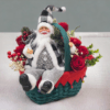 MIS00672-Christmas Flower W/Soft Toy Decor - Image 3