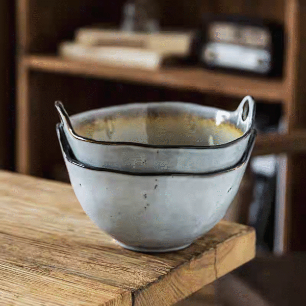 CER06716-7" Bowl W/Handle - Image 4
