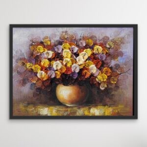 Autumn Embrace – Textured Floral Elegance